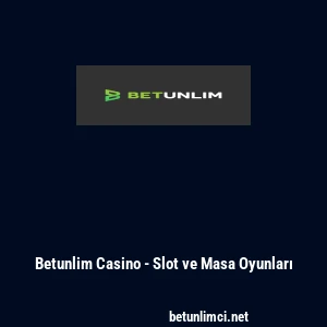 Betunlim Casino - Slot ve Masa Oyunları